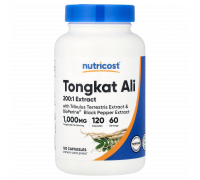 Тонгкат Али, Tongkat Ali, Nutricost, 120 капсул