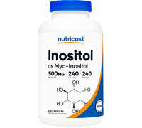 Инозитол (мио-инозитол), Myo-Inositol, Nutricost, 240 капсул
