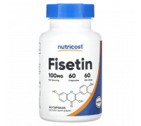 Физетин, Fisetin, Nutricost, 60 капсул
