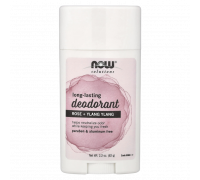 Дезодорант роза + иланг-иланг, Deodorant Rose + Ylang Ylang, NOW Foods, 62 г