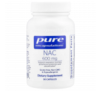 N-ацетилцистеин, NAC, Pure Encapsulations, 90 капсул