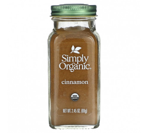 Молотая корица, Cinnamon, Simply Organic, 69 г