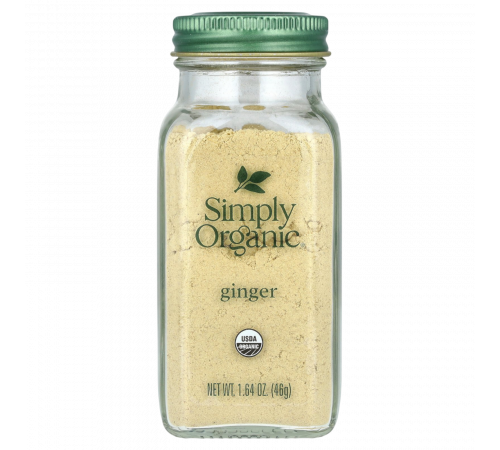Молотый имбирь, Ground Ginger, Simply Organic, 46 г