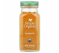 Молотая куркума, Turmeric, Simply Organic, 67 г
