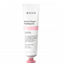 Зубная паста с нано-гидроксиапатитом со вкусом кокоса и имбиря, n-Ha Toothpaste, Boka, 114 г