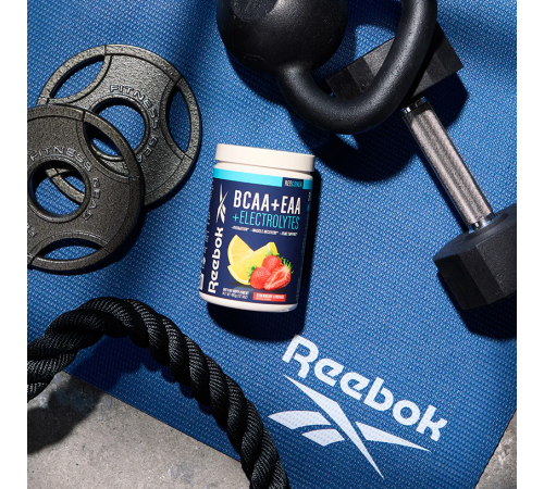 BCAA+EAA+Electrolytes, ReeCover, Reebok, 492 г, Strawberry Lemonade