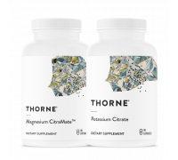 Комплект Калий + Магний: Magnesium CitraMate + Potassium Citrate, Thorne