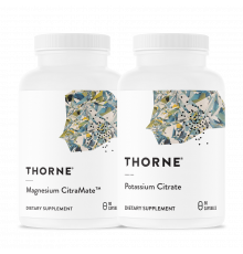 Комплект Калий + Магний: Magnesium CitraMate + Potassium Citrate, Thorne