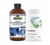 Комплект для улучшения сна: 5-HTP + Глицинат и малат магния, Thorne, Nature's Answer