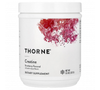 Креатин со вкусом клубники, Creatine, Thorne, 372 г