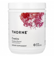 Креатин со вкусом клубники, Creatine, Thorne, 372 г