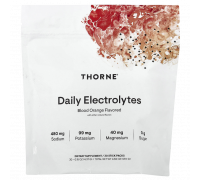 Ежедневные электролиты со вкусом кровавого апельсина, Daily Electrolytes, Thorne, 30 пакетиков