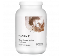 Изолят сывороточного протеина со вкусом шоколада, Whey Protein Isolate, Thorne, 906 г