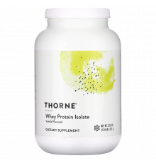 Изолят сывороточного протеина со вкусом ванили, Whey Protein Isolate, Thorne, 837 г