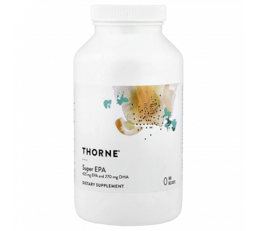 Супер-ЭПК, Super EPA, Thorne, 180 желатиновых капсул