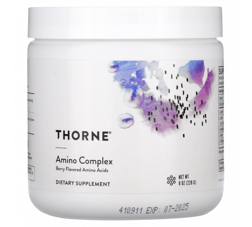 Аминокислотный комплекс со вкусом ягод, Amino Complex, Thorne, 228 г