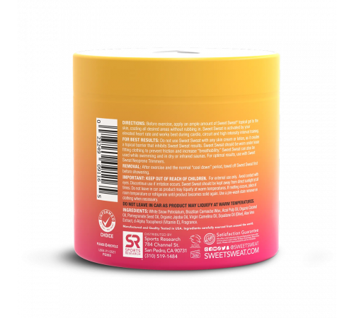 Sweet Sweat Topical Gel XL 383 г — спортивная мазь для похудения