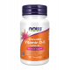 Витамин Д3, Vitamin D3, Now Foods, 120 капсул