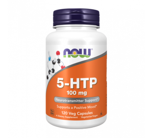 5-Гидрокситриптофан, 5-HTP 100 mg, Now Foods, 120 капсул