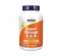 Супер Омега 3-6-9, Super Omega 3-6-9, Now Foods, 180 капсул