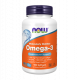 Омега-3, Omega-3, Now Foods, 100 капсул