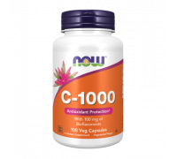 Витамин C с биофлавоноидами, Vitamin C, Now Foods, 100 вегетарианских капсул