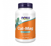 Комплекс с кальцием и магнием для снятия стресса, Cal-Mag Stress Formula, Now Foods, 100 таблеток