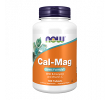 Комплекс с кальцием и магнием для снятия стресса, Cal-Mag Stress Formula, Now Foods, 100 таблеток