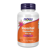 Инозитол 500 мг, Inositol 500 mg, Now Foods, 100 капсул