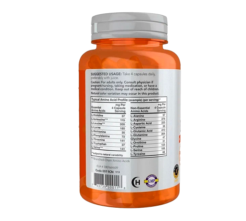 Аминокислотный комплекс, Amino Complete, Now Foods, 120 капсул