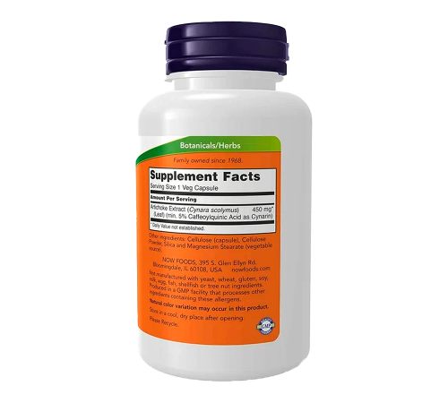Экстракт артишока, Artichoke Extract, Now Foods, 90 капсул