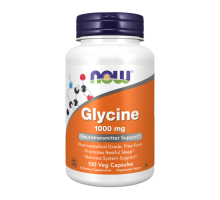 Глицин 1000 мг, Glycine 1000 mg, Now Foods, 100 капсул
