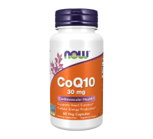 Коэнзим Q10 30 мг, CoQ10 30 mg, Now Foods, 60 капсул