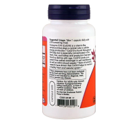 Коэнзим Q10, CoQ10, Now Foods, 60 капсул