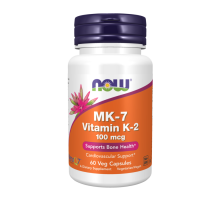 Витамин K2 100 мкг, MK-7 Vitamin K-2 100 mcg, Now Foods, 60 капсул