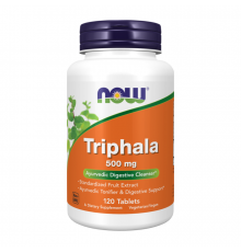 Трифала 500 мг, Triphala 500 mg, Now Foods, 120 таблеток