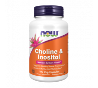 Холин и инозитол, Choline & Inositol, Now Foods, 100 капсул