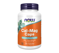 Капсулы с кальцием и магнием, Cal-Mag caps, Now Foods, 120 капсул
