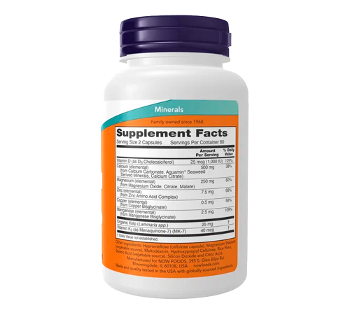 Капсулы с кальцием и магнием, Cal-Mag caps, Now Foods, 120 капсул