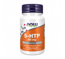 5-Гидрокситриптофан 50 мг, 5-HTP 50 mg, Now Foods, 30 капсул