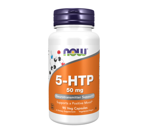 5-Гидрокситриптофан 50 мг, 5-HTP 50 mg, Now Foods, 90 капсул
