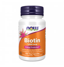Биотин 1000 мкг, Biotin 1000 mcg, Now Foods, 100 капсул