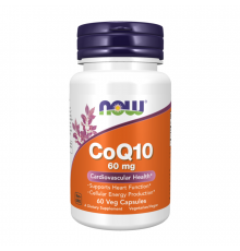Коэнзим Q10 60 мг, CoQ10 60 mg, Now Foods, 60 капсул