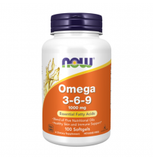 Омега 3-6-9 1000 мг, Omega 3-6-9 1000 mg, Now Foods, 100 капсул