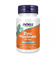 Пиколинат Цинка, Zinc Picolinate, Now Foods, 60 капсул