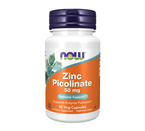 Пиколинат Цинка, Zinc Picolinate, Now Foods, 60 капсул