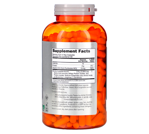 Аминокислотный комплекс, Amino Complete, Now Foods, 360 капсул