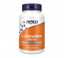 Л-цитруллин, L-Citrulline, Now Foods, 90 вегетарианских капсул