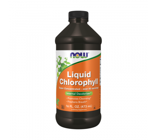 Жидкий хлорофилл, Liquid Chlorophyll, Now Foods, 473 мл