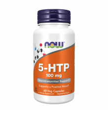 5-Гидрокситриптофан, 5-HTP 100 mg, Now Foods, 60 капсул